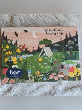 Flow Puzzle "All Good Things Are Wild & Free" 1,000 Piece Jigsaw Puzzle